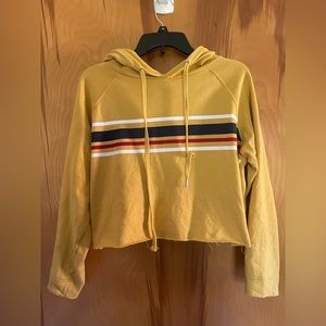Vintage crop top hoodie